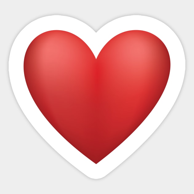 Red Heart Sticker by SWON Design